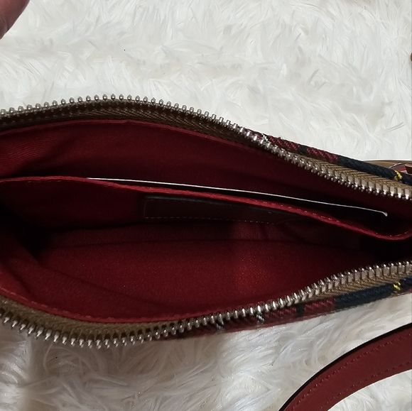 Coach Bags EUC Holiday Tartan Plaid Demi Shoulder Bag...